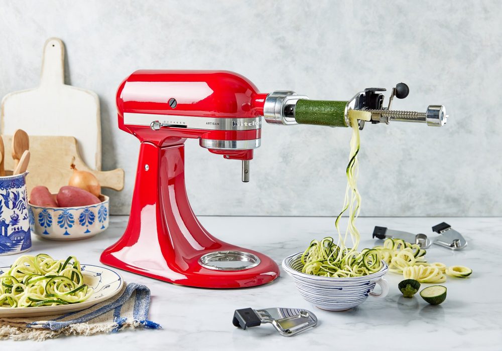 7 Blade Spiraliser Plus with Peel, Core & Slice Attachment KSM2APC - Image 2