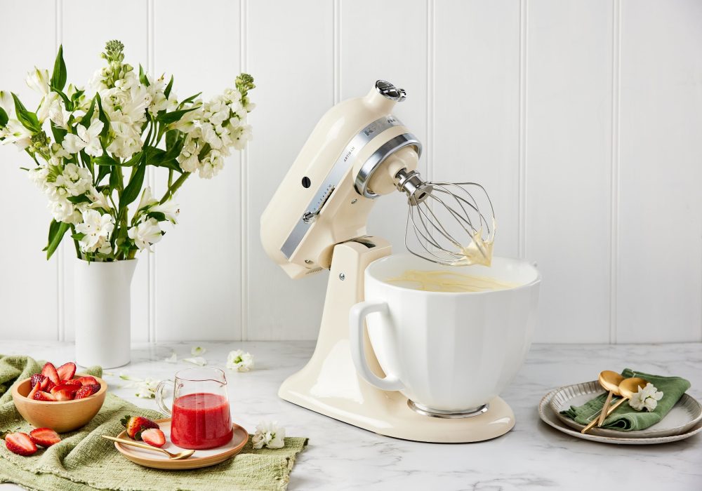 4.7L White Shell Ceramic Bowl for Tilt-head Stand Mixer KSM2CB5PWS - Image 3