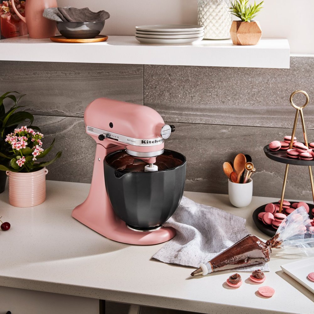 4.7L Black Shell Ceramic Bowl for Tilt-Head Stand Mixer KSM2CB5PBS - Image 5